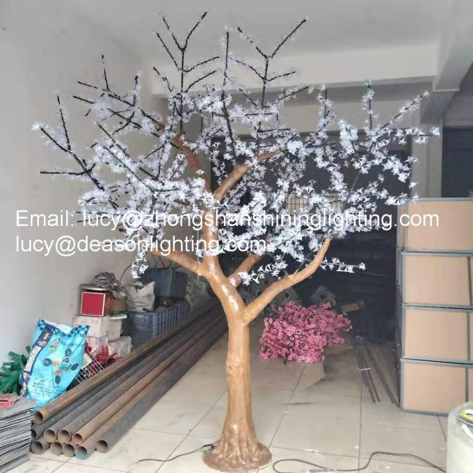 outdoor artificial trees with lights