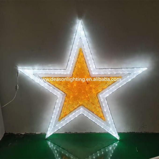large lighted christmas star