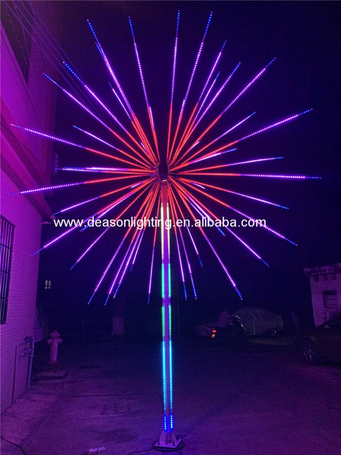 led firework light outdoor tree lights