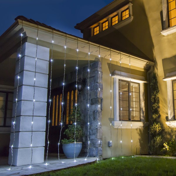 led waterfall curtain lights