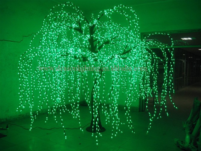 2015 outdoor lighting artificial trees decorating christmas LED willow