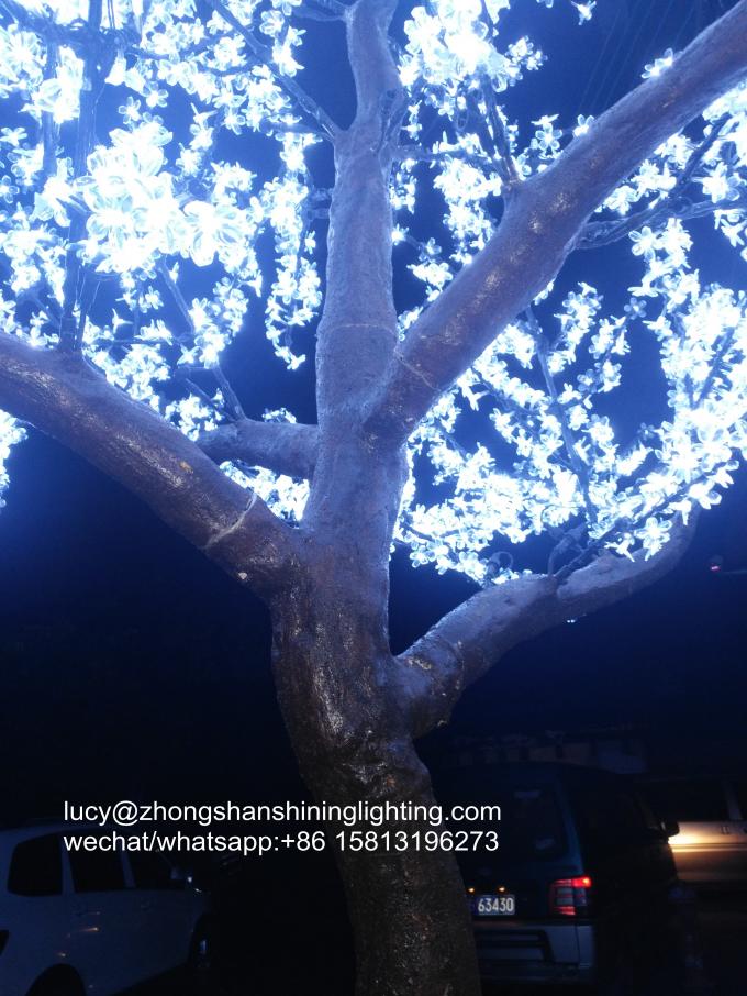 outdoor artificial trees with lights