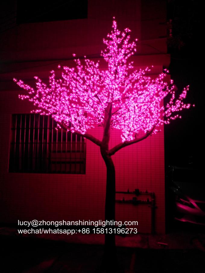 outdoor artificial trees with lights