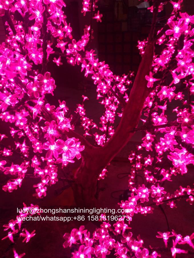 outdoor artificial trees with lights