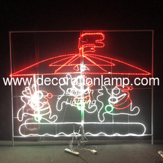 China animated outdoor christmas light displays supplier