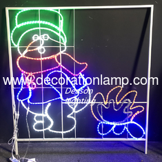 animated christmas snowman led decoration