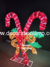 christmas candy cane decoration lights