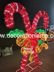 christmas candy cane decoration lights