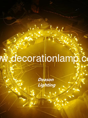 christmas mall decoration hanging led foldable ball lights