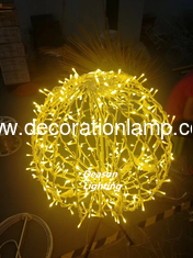 large outdoor christmas decoration lighted hanging foldable ball lights