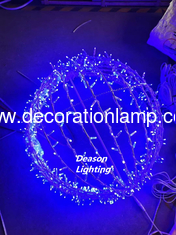 christmas mall decoration hanging led foldable ball lights