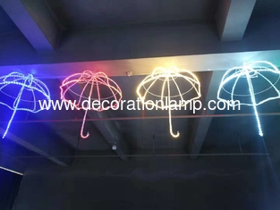 outdoor commercial christmas street decoration 3d umbrella