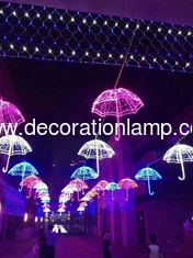 outdoor commercial christmas street decoration 3d umbrella