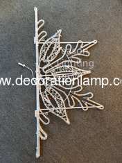 christmas street light pole snowflake decorations