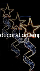 Led christmas light pole decoration