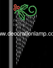 Commercial Christmas pole decorations led