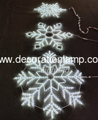 Christmas light snowflake