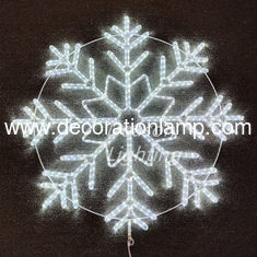 outdoor lighted snowflakes