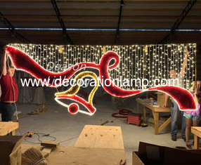 christmas motif lights outdoor street decorations