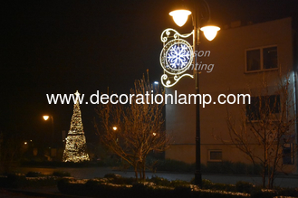 commercial decorations pole motif led street light