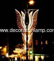 led decoration for electricity poles