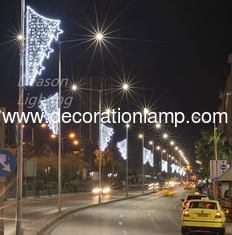 christmas decoration light on pole