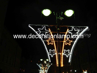 commercial decorations pole motif led street light