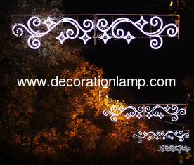 Christmas motif lights outdoor decoration street