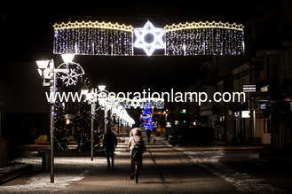 Street christmas lights decorations