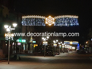 Street christmas lights decorations