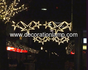 christmas star lights decoration street