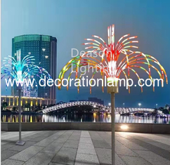 led fireworks light outdoor landscape decoration
