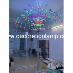 New Year's decoration Fireworks Light Christmas big landscape street Light for Holiday lighting