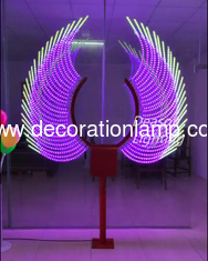 Christmas angel wings motif light led firework lights