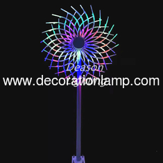 Flower Shaped Led Christmas Firework Lights Outdoor Landscape Decorations