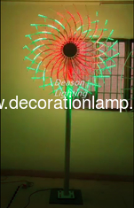 Flower Shaped Led Christmas Firework Lights Outdoor Landscape Decorations