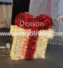 3d Led Christmas Gift Box Motif Light