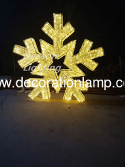 Giant snowflake led light