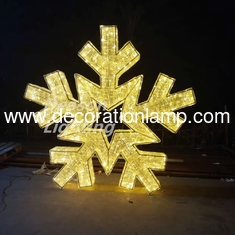 Large led lighted snowflakes