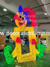 christmas motif light elf photo op outdoor decoration