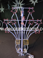 outdoor lamp post christmas decoration lights