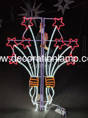 commercial christmas pole decorations led