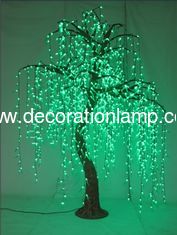 China 2015 outdoor lighting artificial trees decorating christmas LED willow tree light supplier