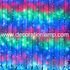 China Multi Coloured LED Cascading Waterfall Curtain Light supplier