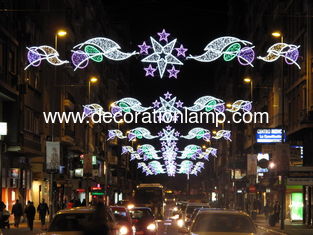 China high quality Christmas Led street motif light with star across street decoration supplier