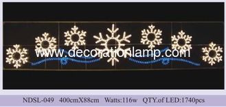 China Outdoor commercial public holiday led Christmas street decoration motif light supplier