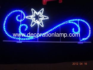 China led holiday skylines decorative 2d motif outdoor christmas street light decoration supplier