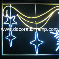 overhead street christmas decoration lights