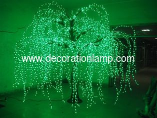 China Led Green Willow Tree Light outdoor holiday decoration on sale supplier
