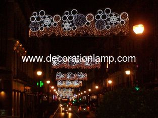 Outdoor LED motif lights LED Christmas street light decoration with star